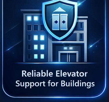 Reliable elevator support for buildings